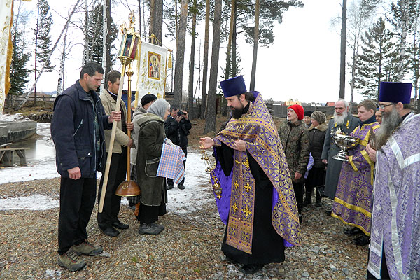 молебен у фундамента храма молебен у фундамента храма
